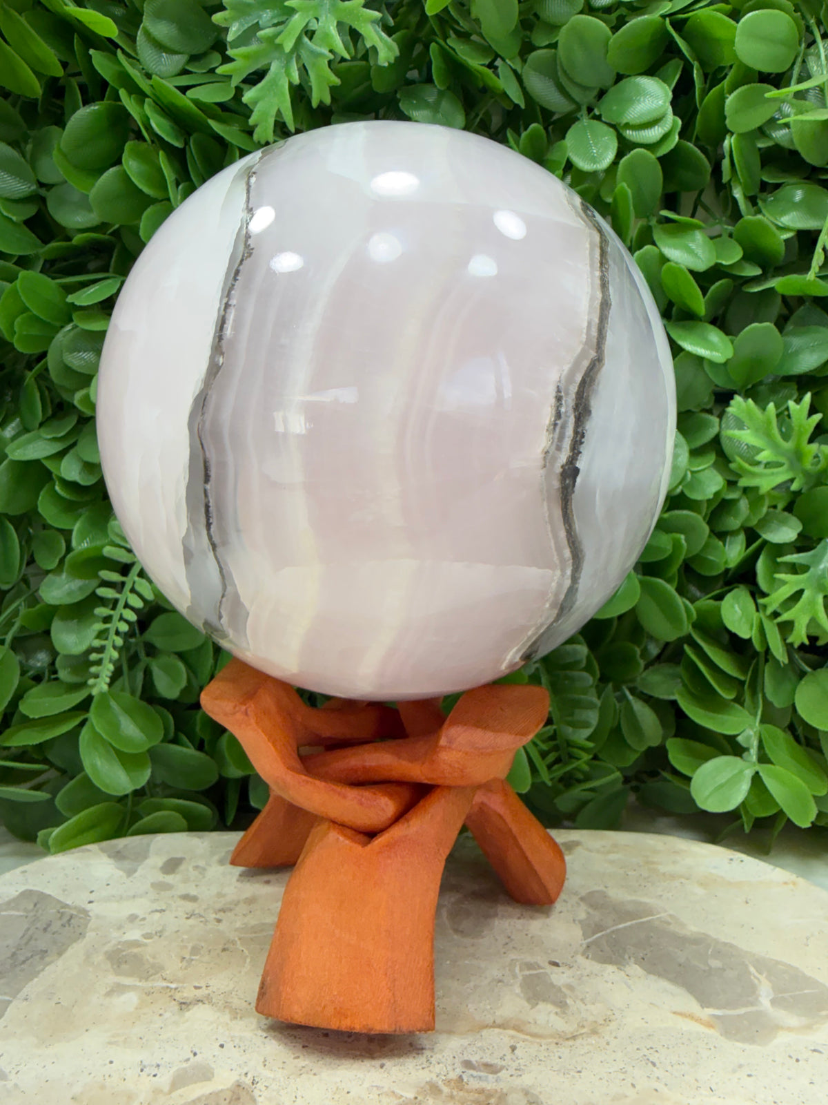 Smokey Pink Mangano UV Sphere 3646g