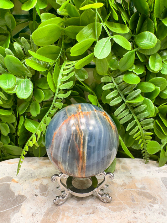 Blue Onyx Sphere 358g