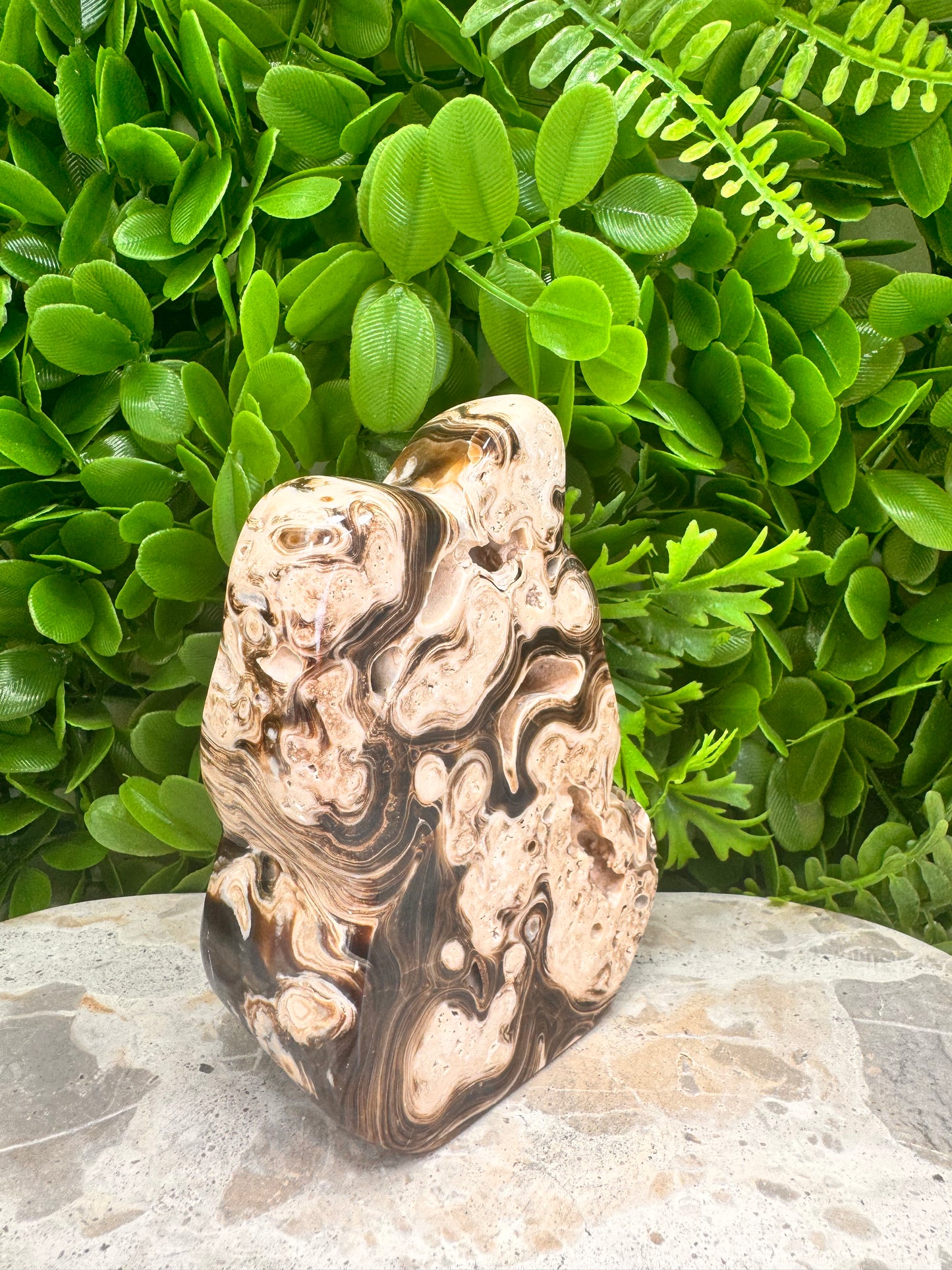 Chocolate Calcite Freeform 740g