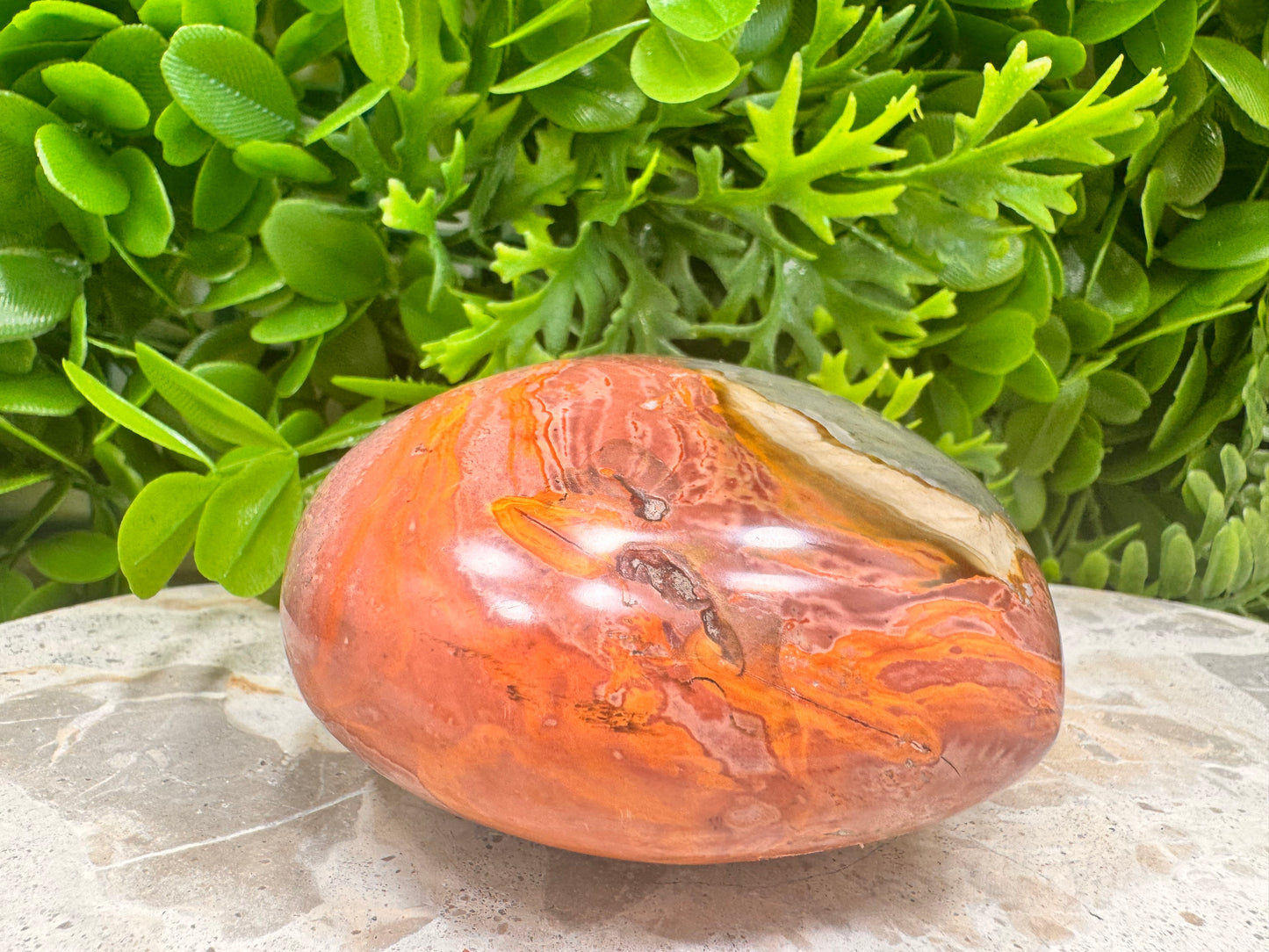 Polychrome/Ocean Jasper Heart 534g