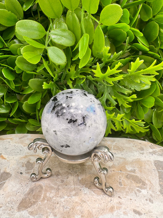 Rainbow Moonstone Sphere 226g