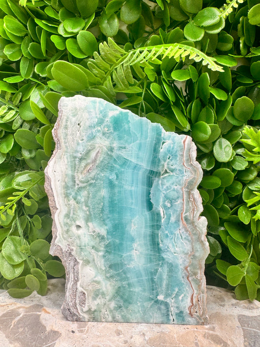 Aragonite Slice Freeform 650g