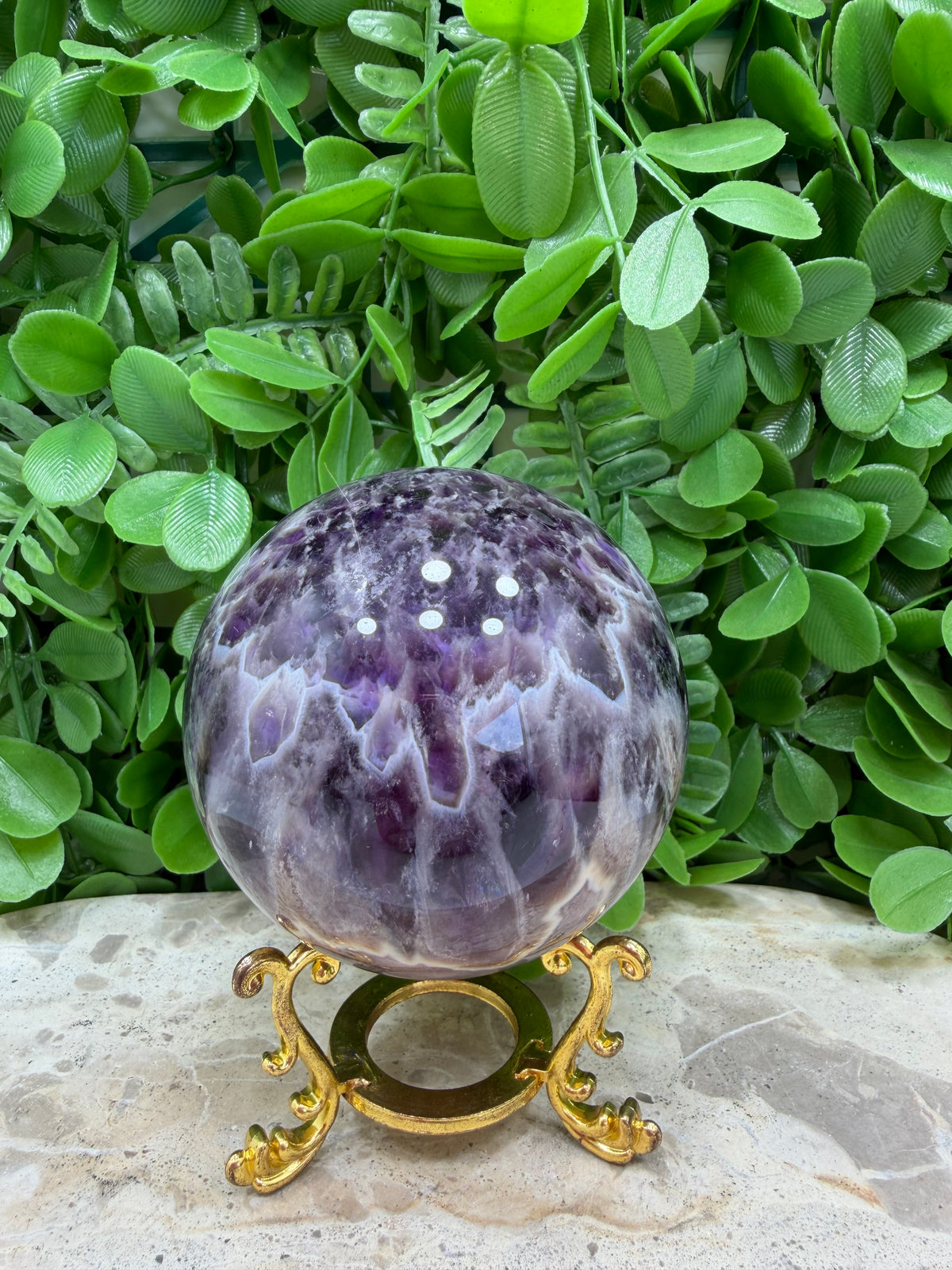 Flower Amethyst Sphere 648g