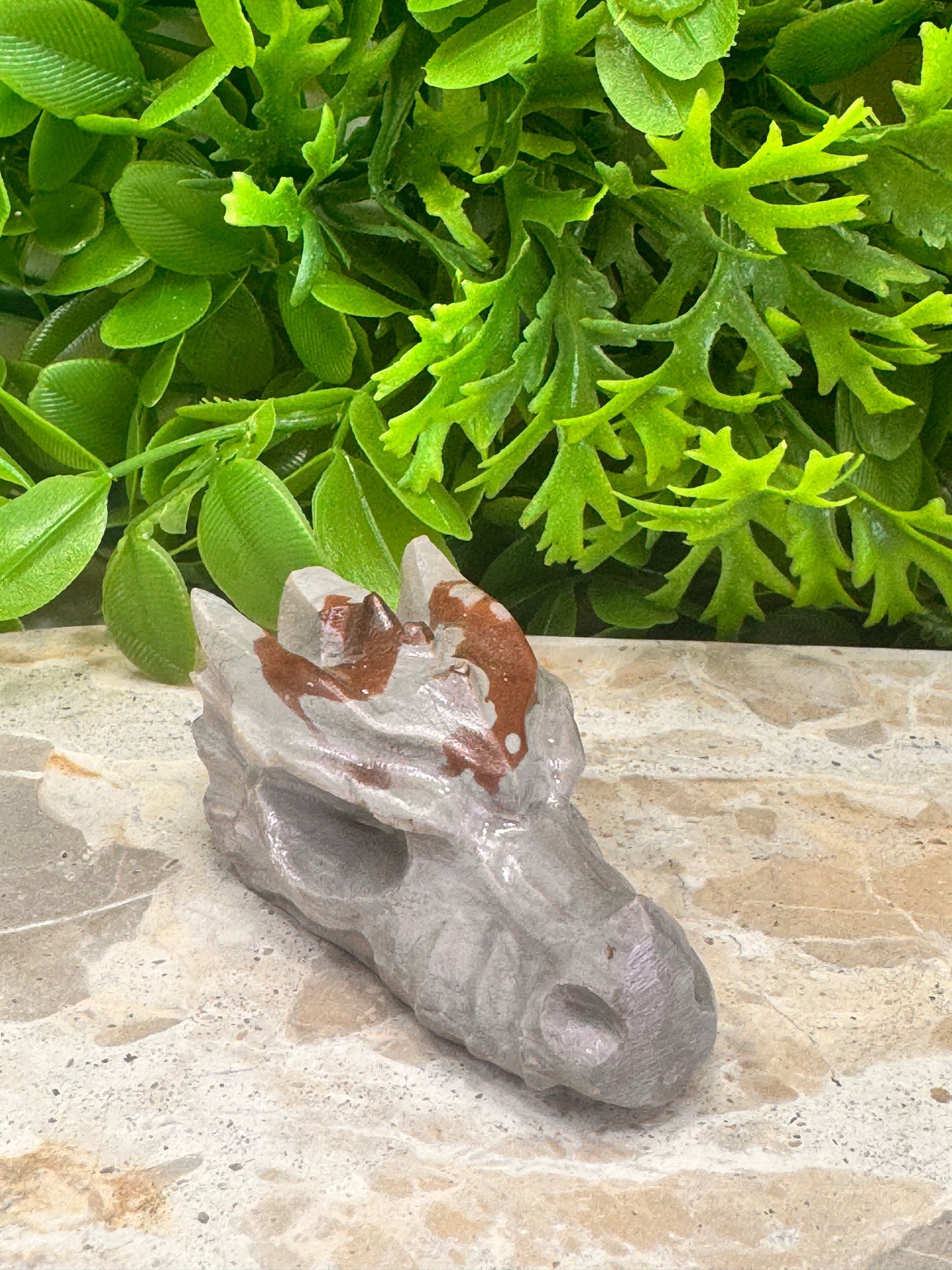 Jasper Dragon Skull 122g