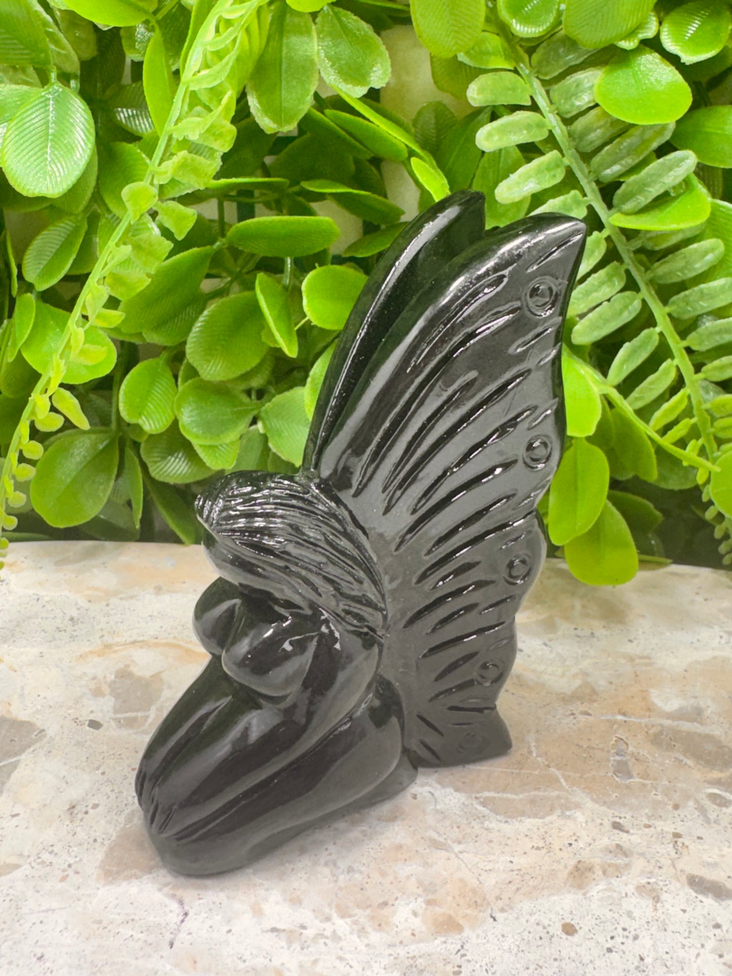 Black Agate Fairy 180g