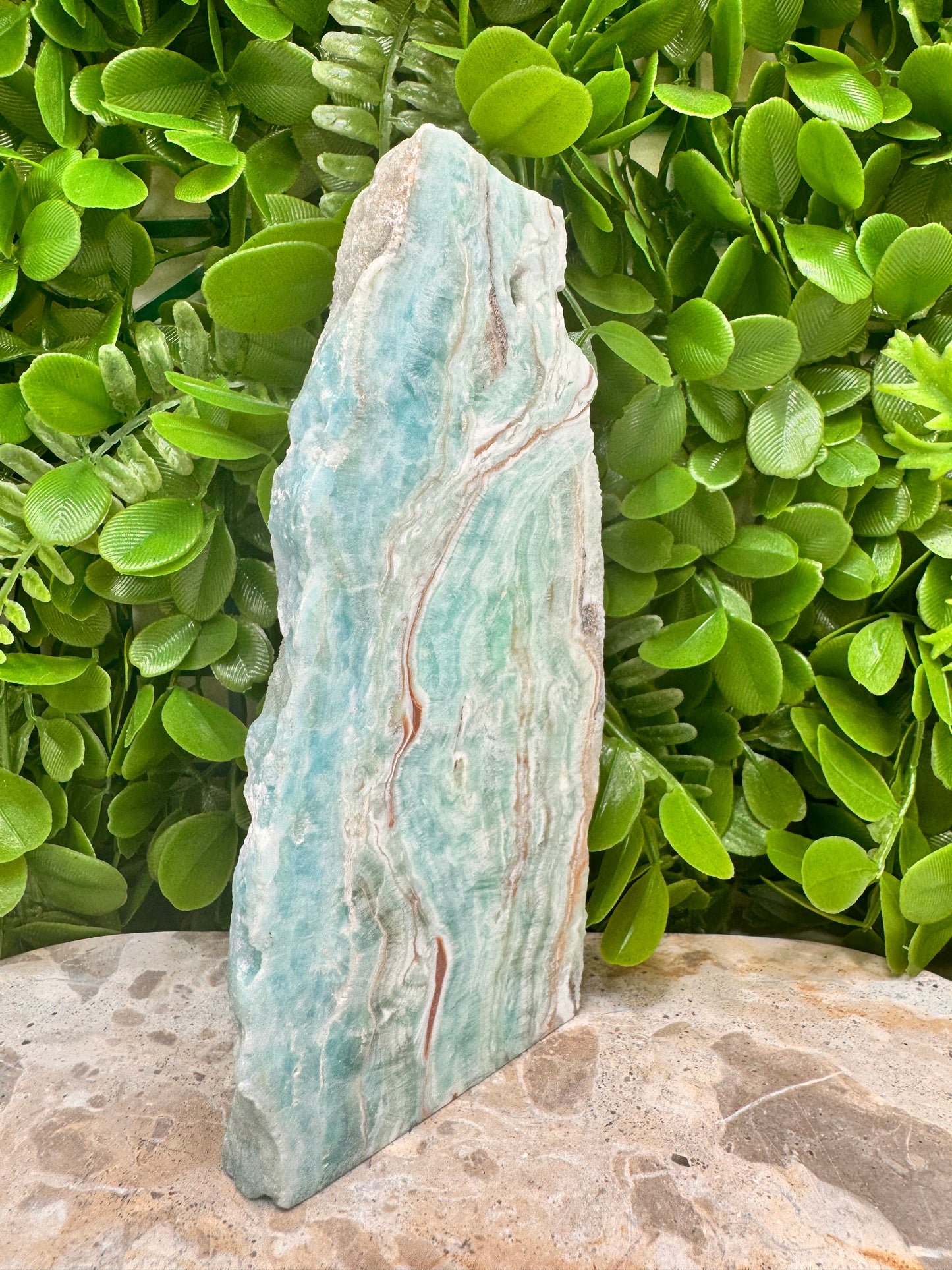 Blue Aragonite Slab 392g