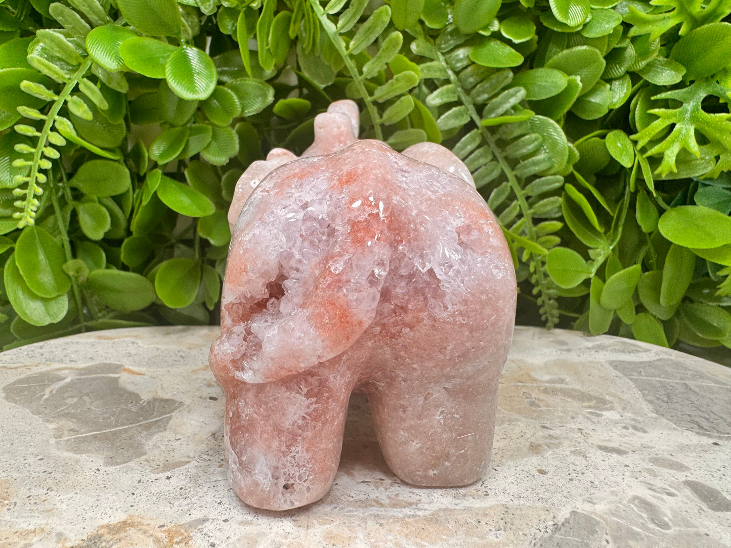Pink Amethyst Elephant 626g