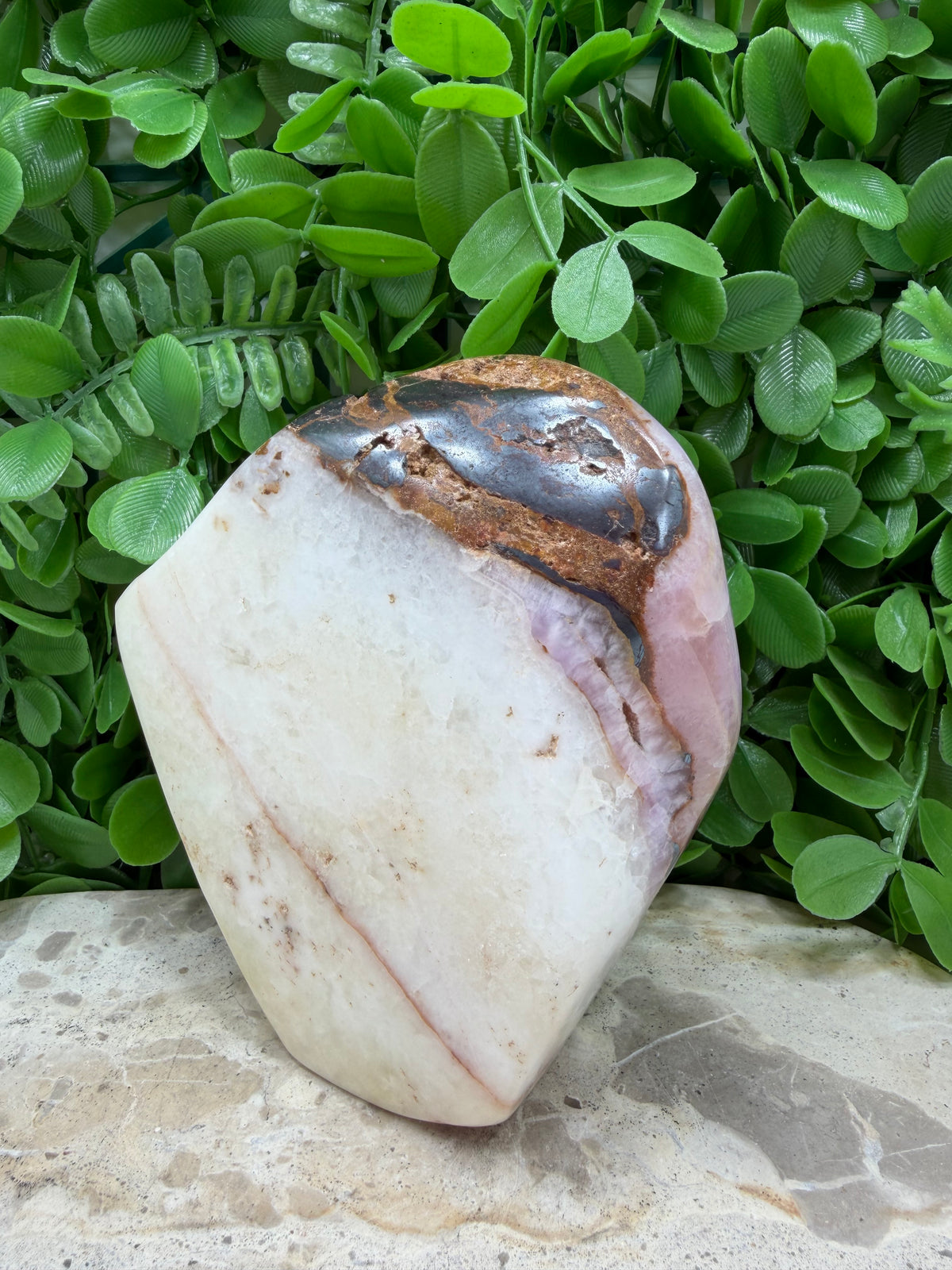 Pink Aragonite Freeform 1100g