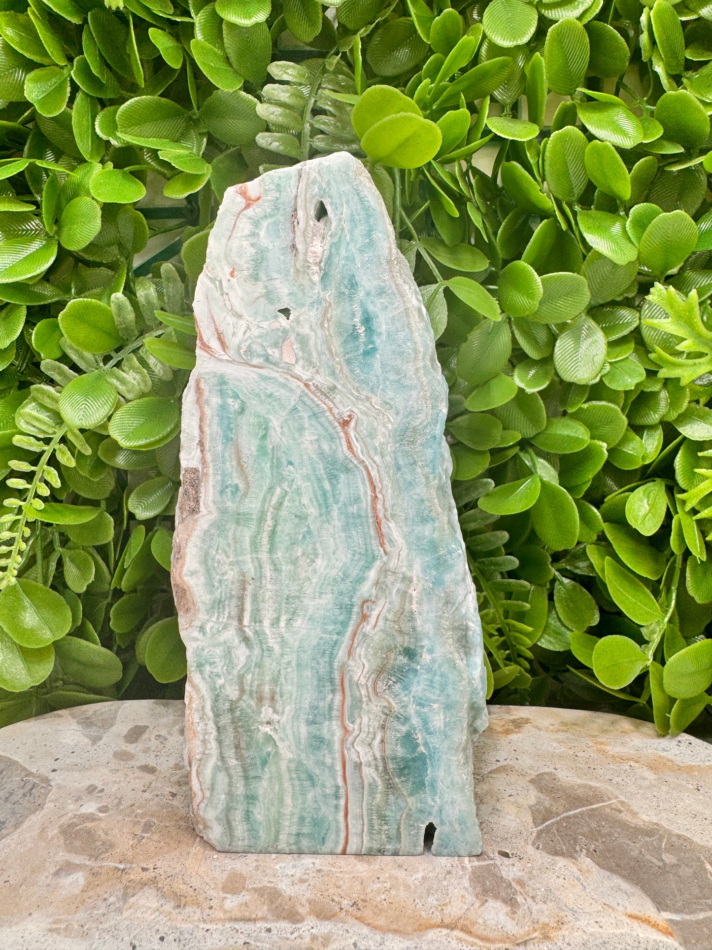 Blue Aragonite Slab 392g