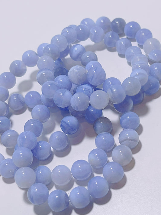 Blue Lace Agate Bracelet 11m