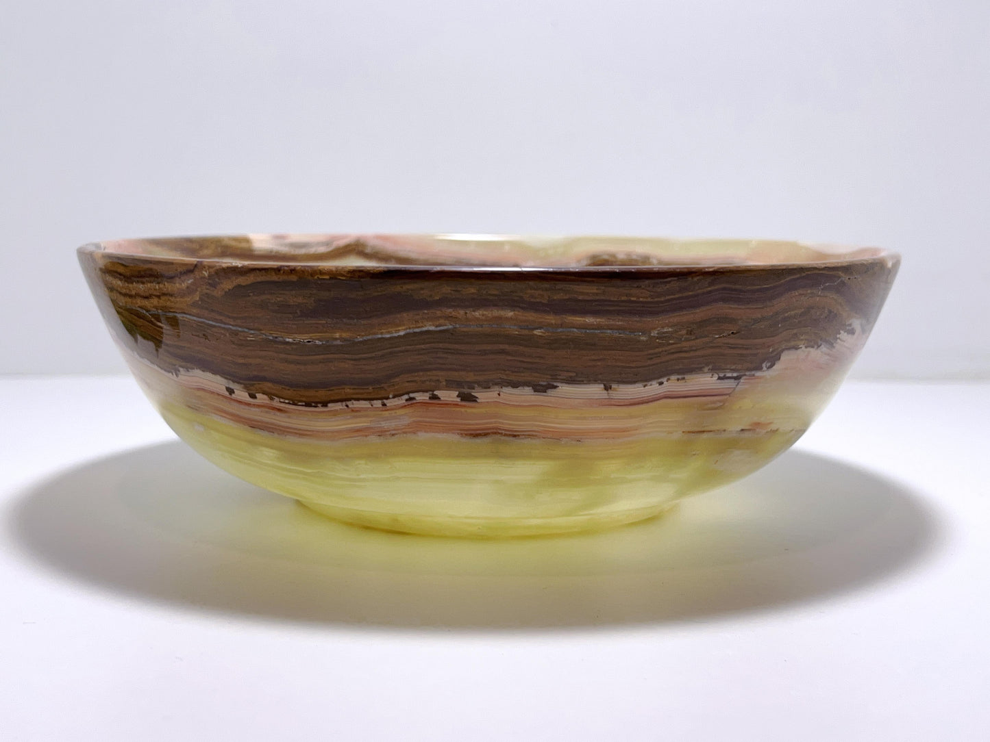 Green Banded Onyx Bowl
