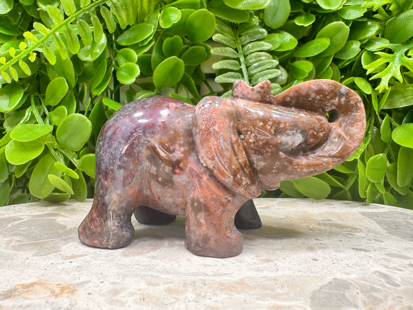 Ocean Jasper Elephant 356g