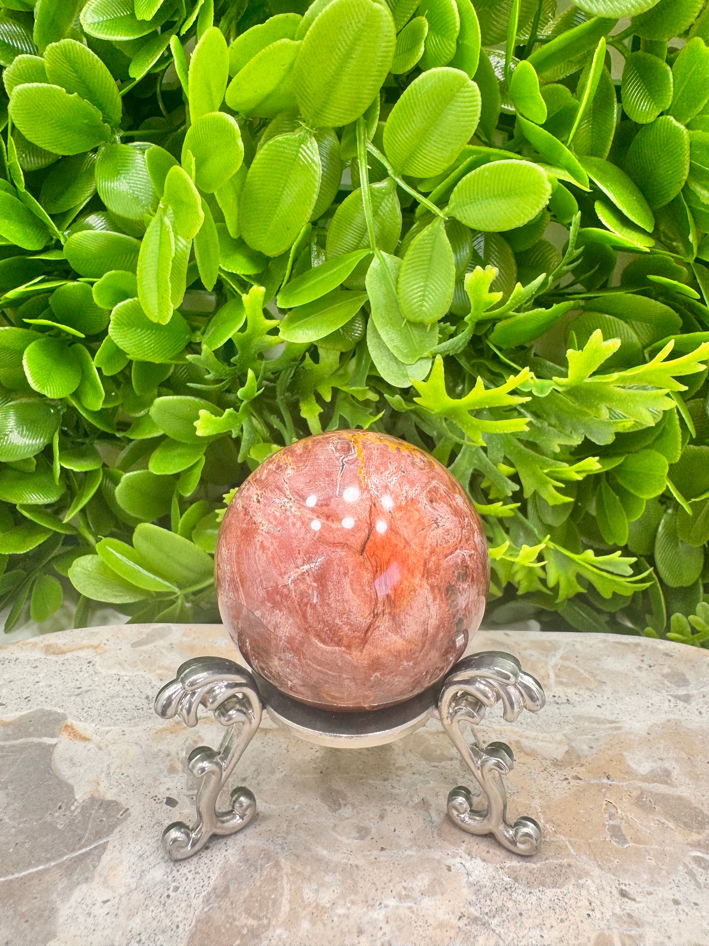 Petrified Wood Sphere 196g