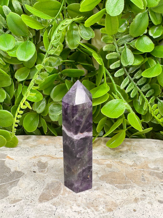 Chevron Amethyst Point 76g