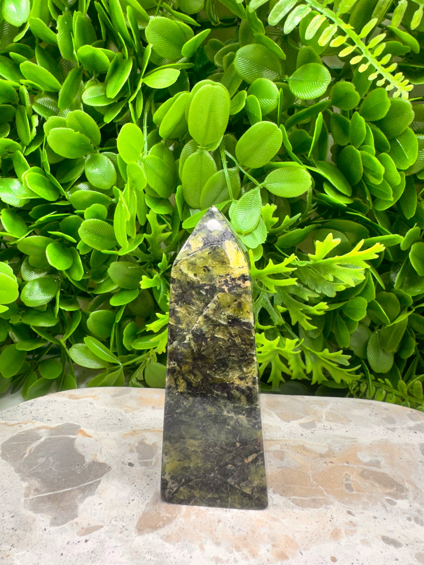 Nephrite Jade Tower 300g