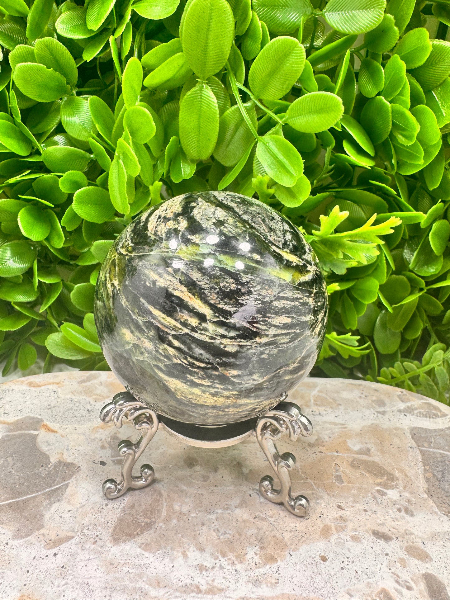 Nephrite Jade Sphere 604g