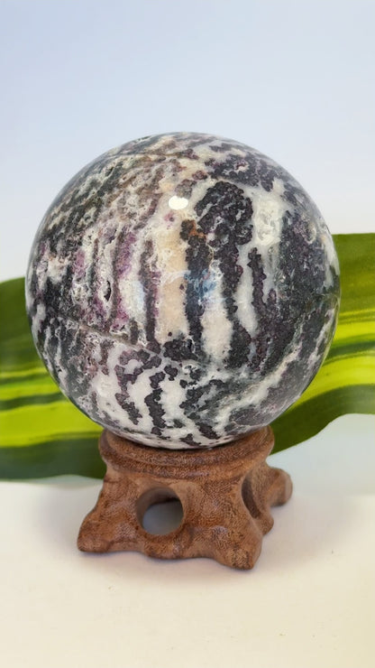 Zebra Jasper Sphere 416g