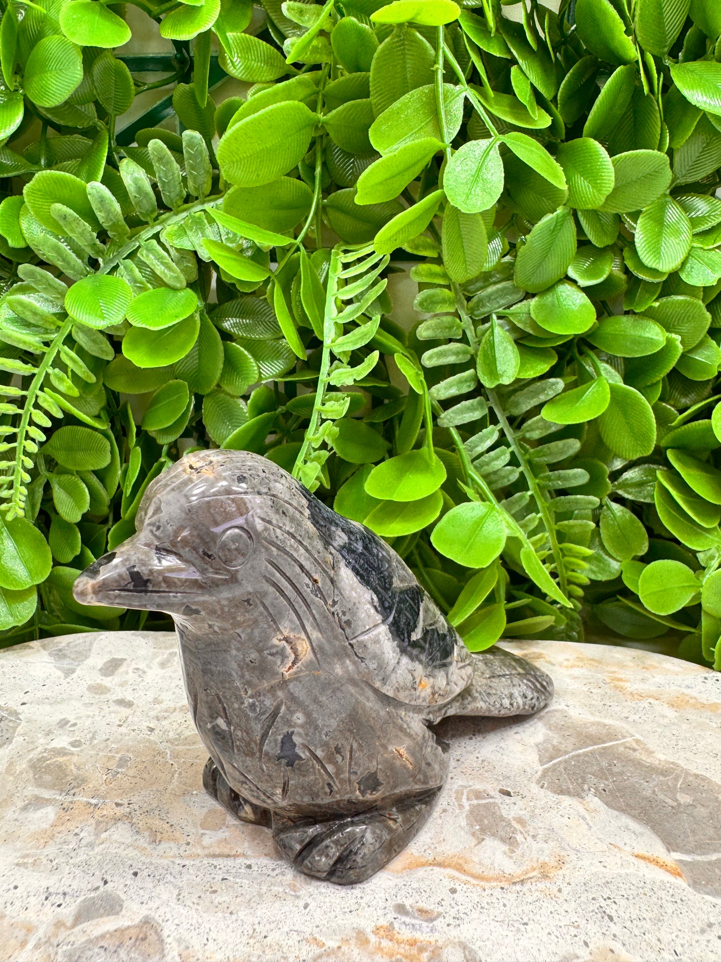 Volcanic Agate Bird 368g