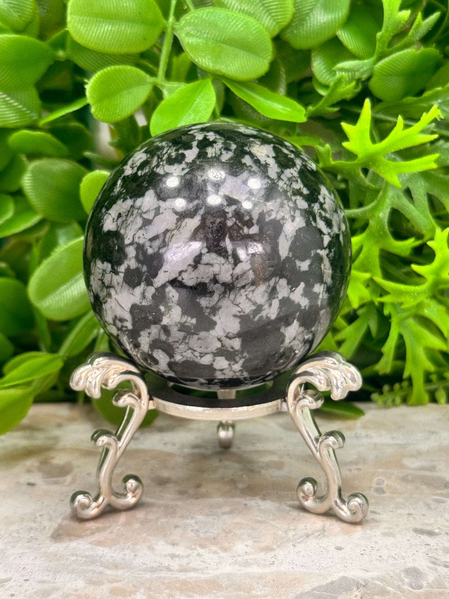Mystic merlinite Sphere 424g
