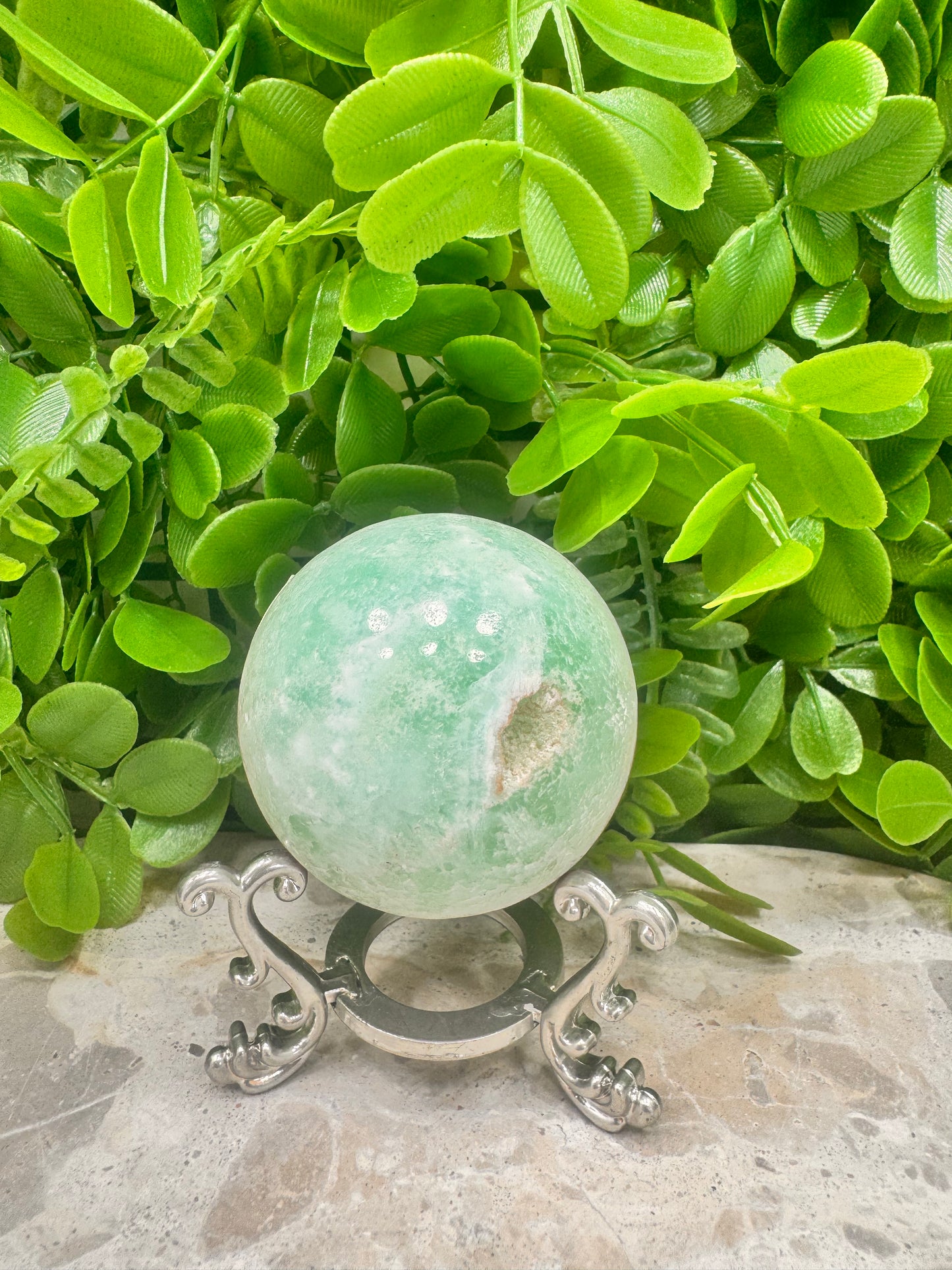 Caribbean Calcite Sphere 302g