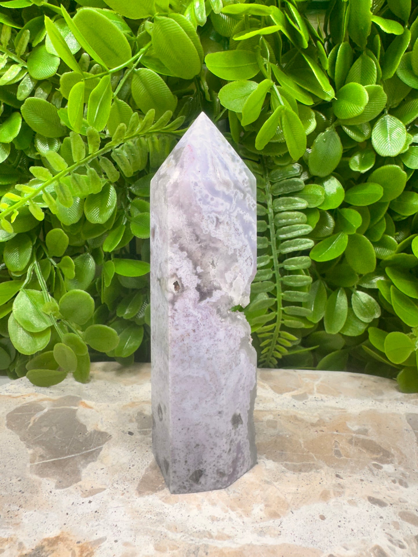 Ocean Jasper / Druzy Tower 274g