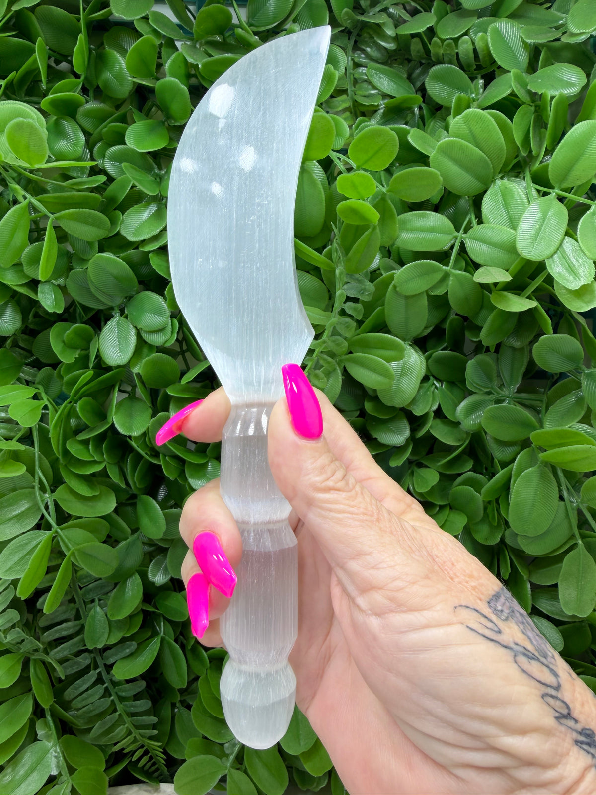 Selenite Athame | Cleansing • Clarity • Inner Peace