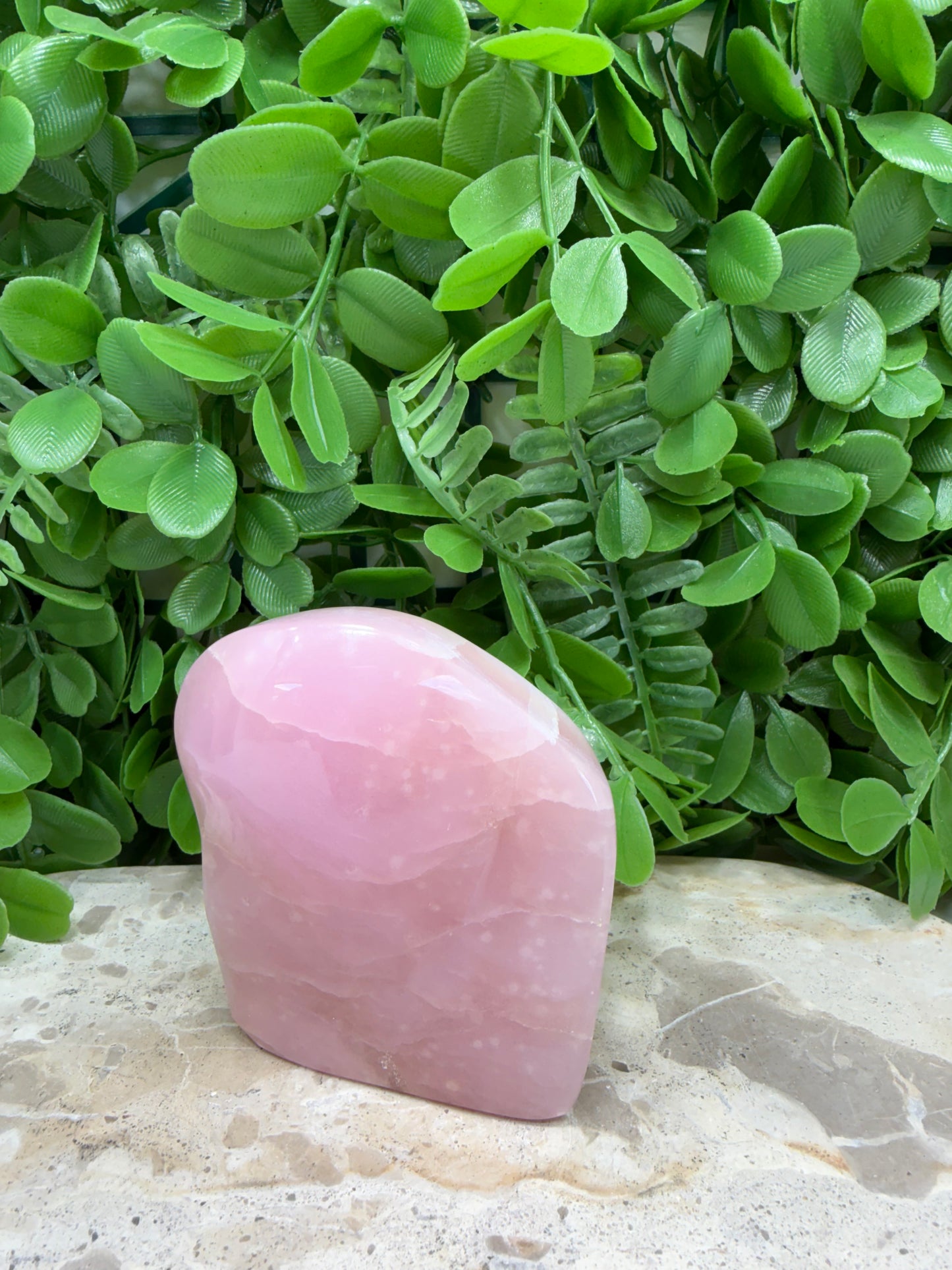 Pink Aragonite Freeform 386g