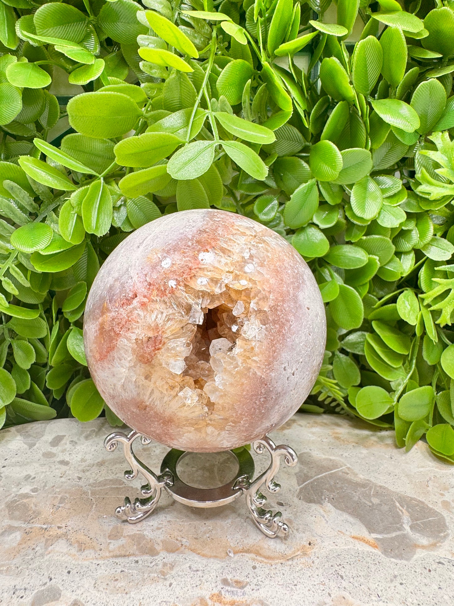 Pink Amethyst Sphere 876g