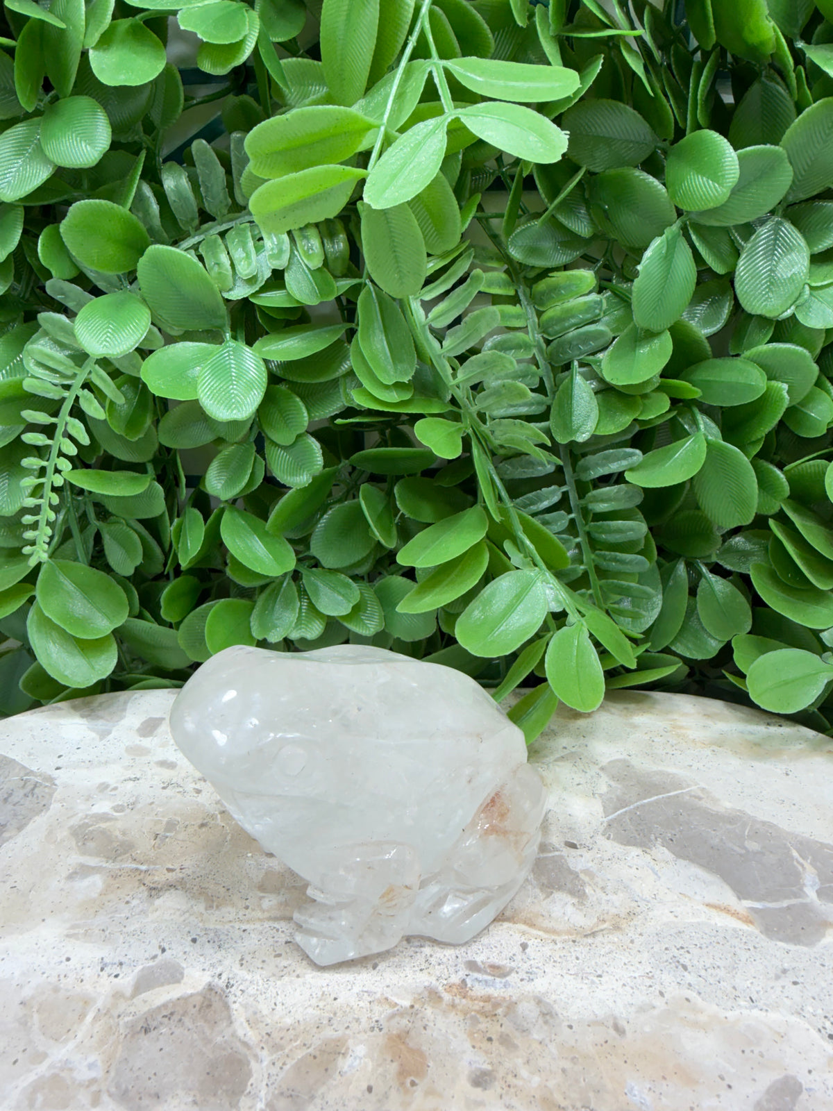 Clear Quartz Frog 308g