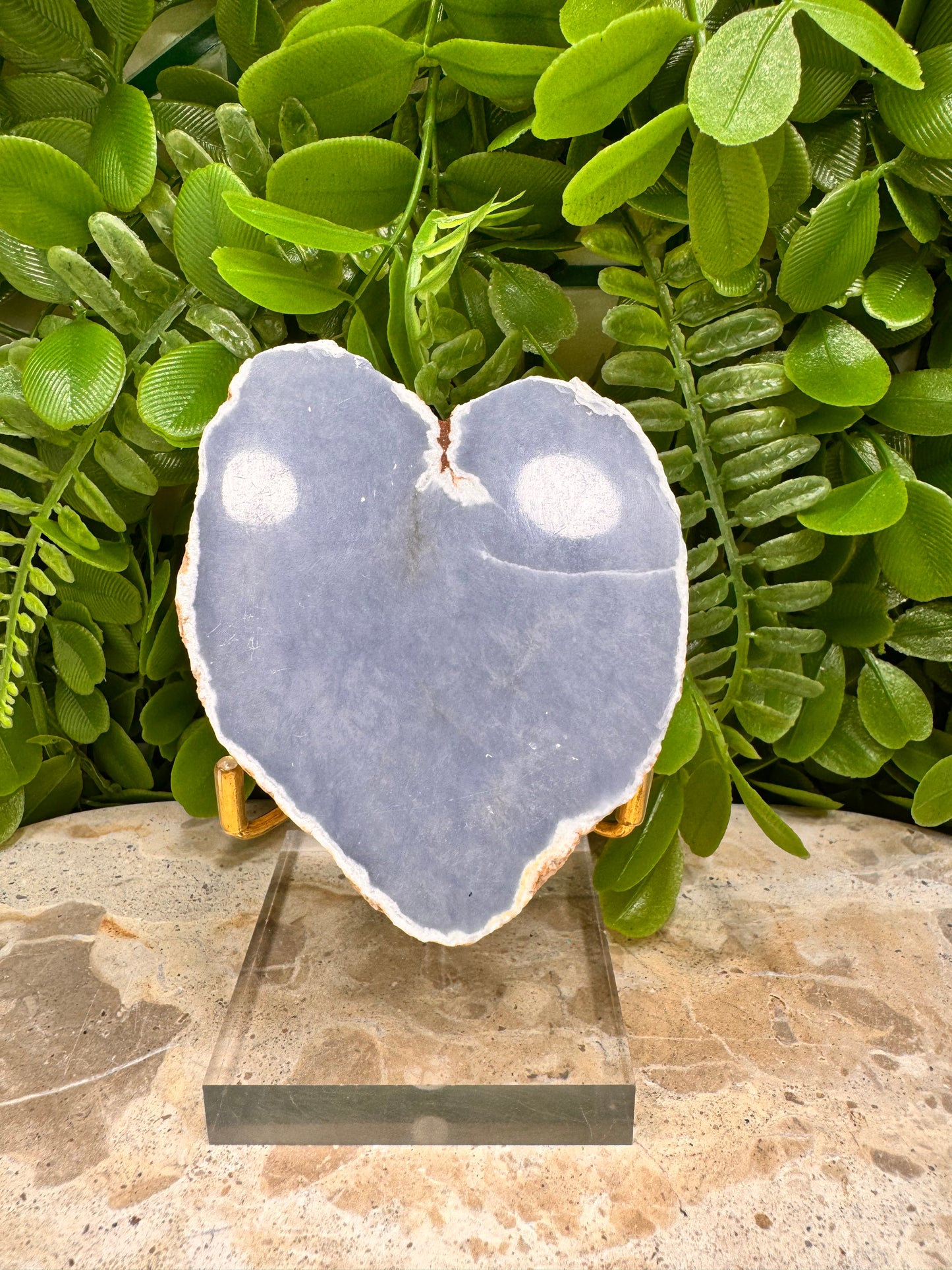 Angelite Raw Heart 280g