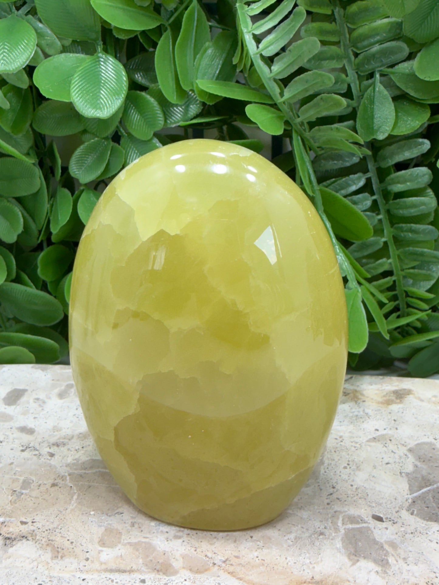 Standing Lemon Calcite Freeform 352g