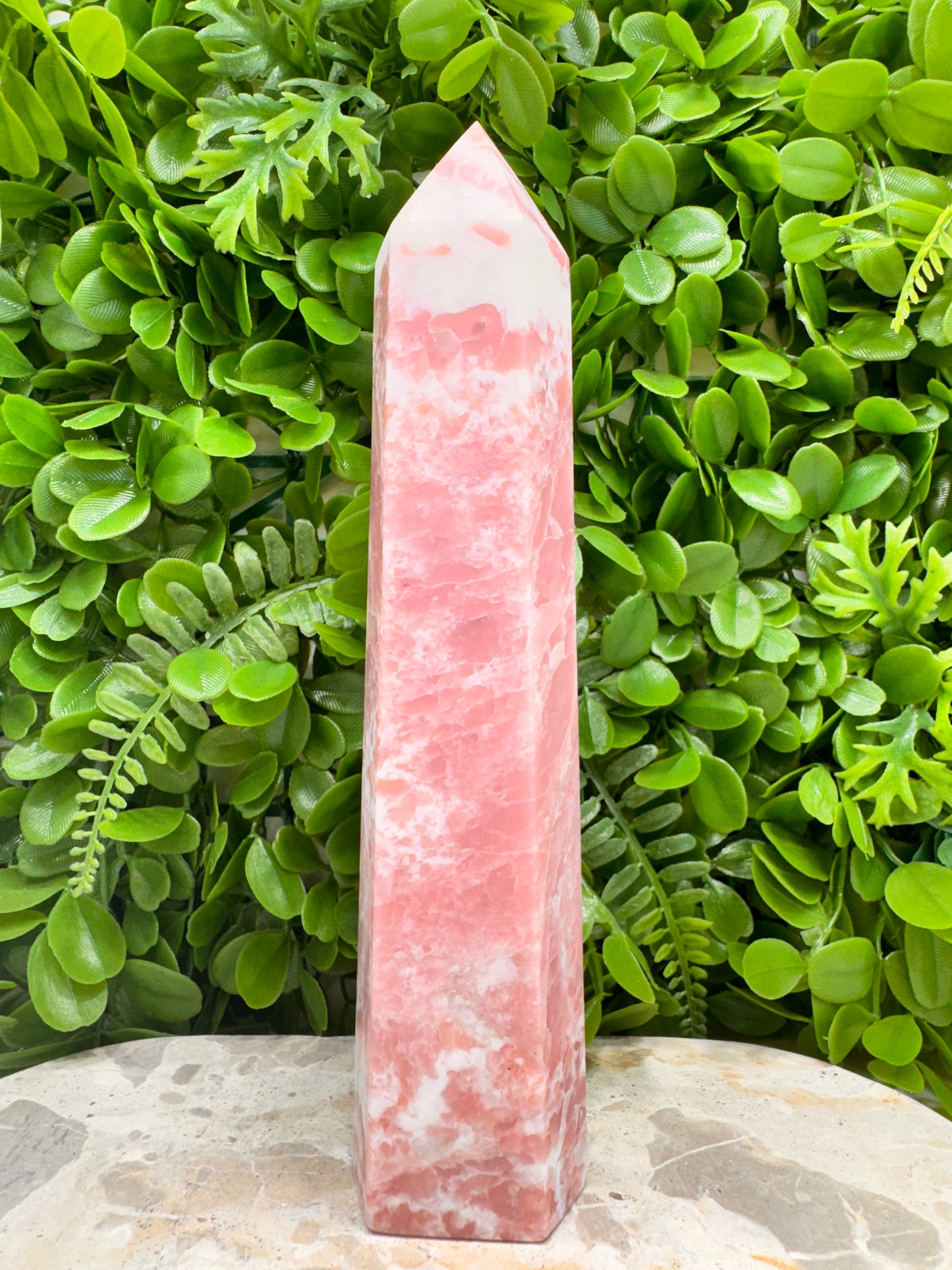 Pink Opal Tower 940g