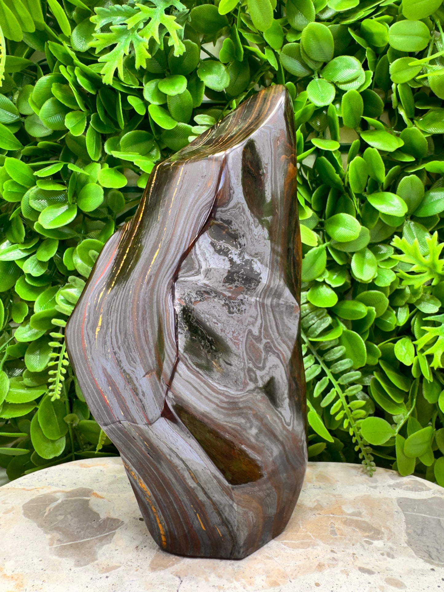 Tiger Iron with Tiger Eye Freeform 2128G