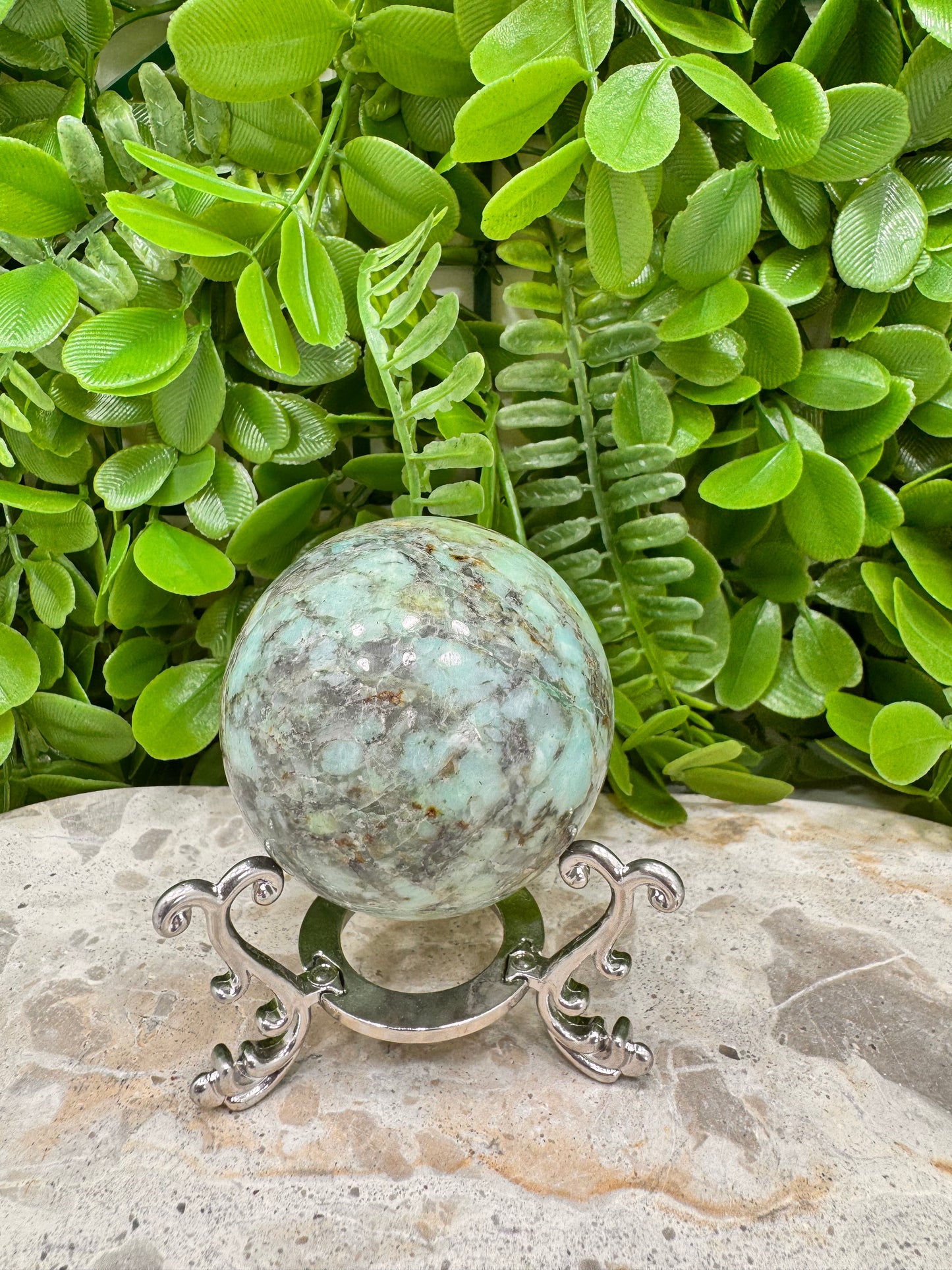 Turquoise Sphere 252g