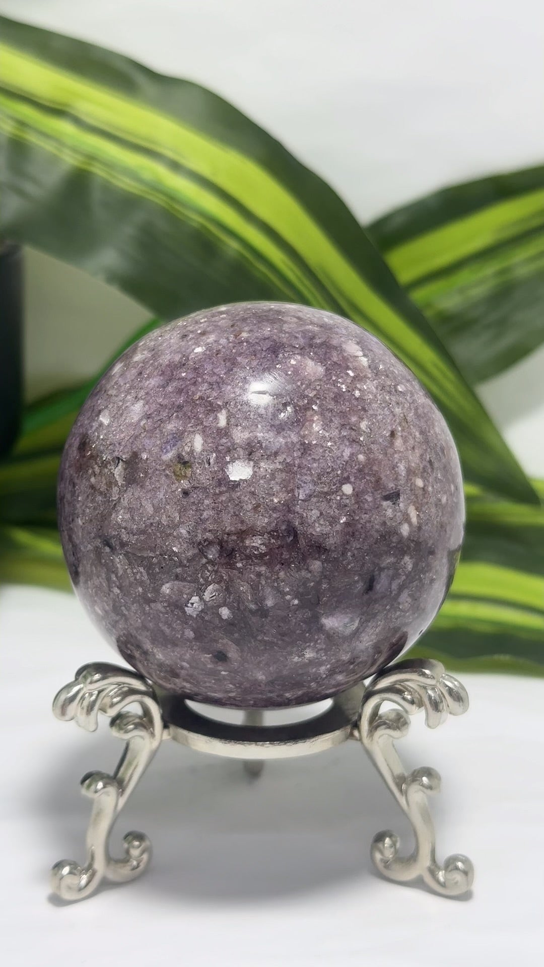 Purple Mica Sphere 416g