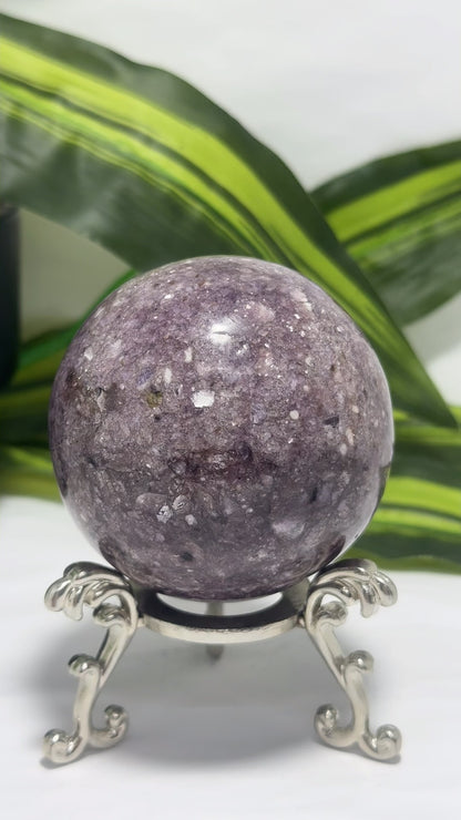 Purple Mica Sphere 416g