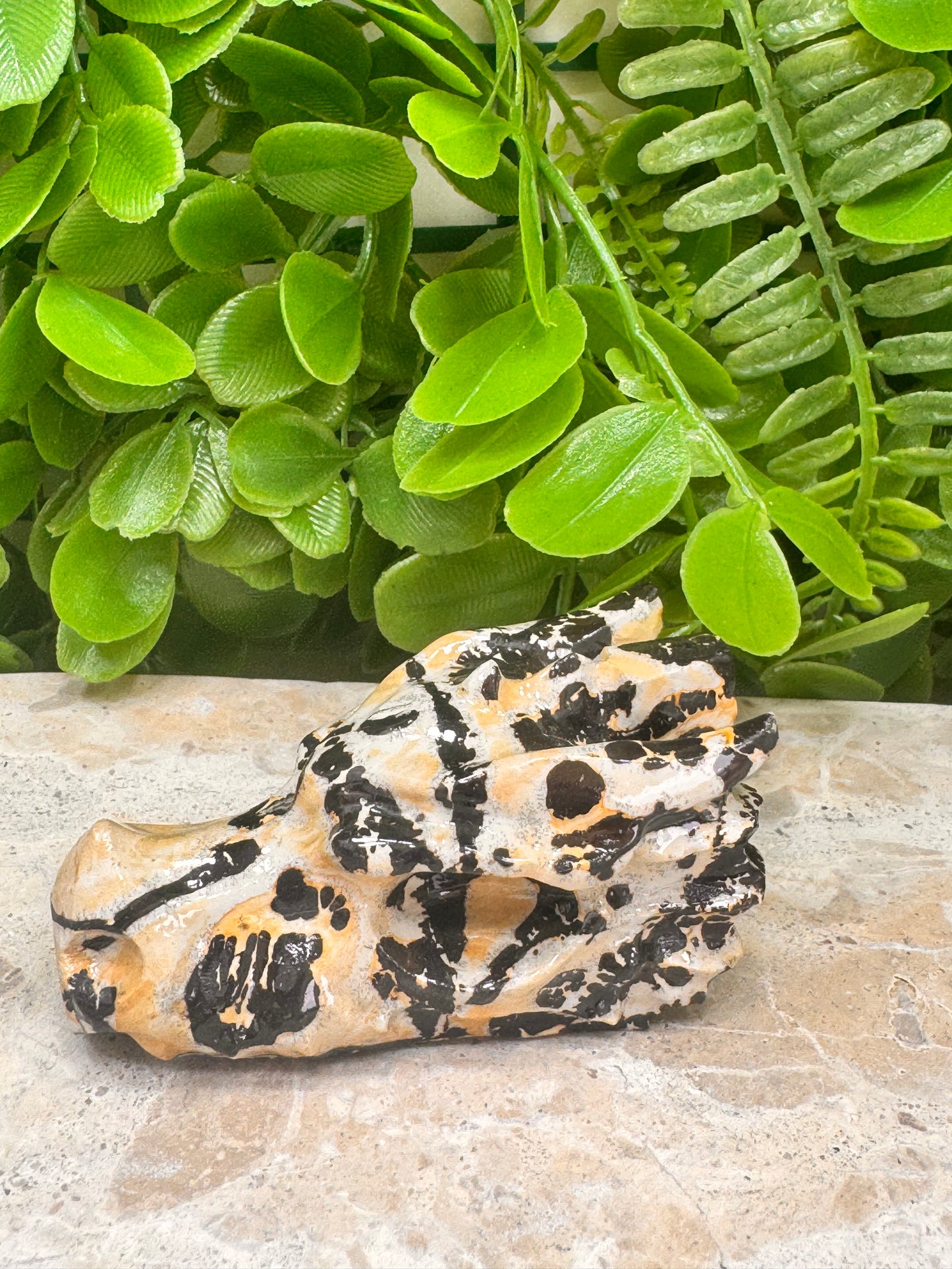 Picture Jasper Dragon Skull 122g