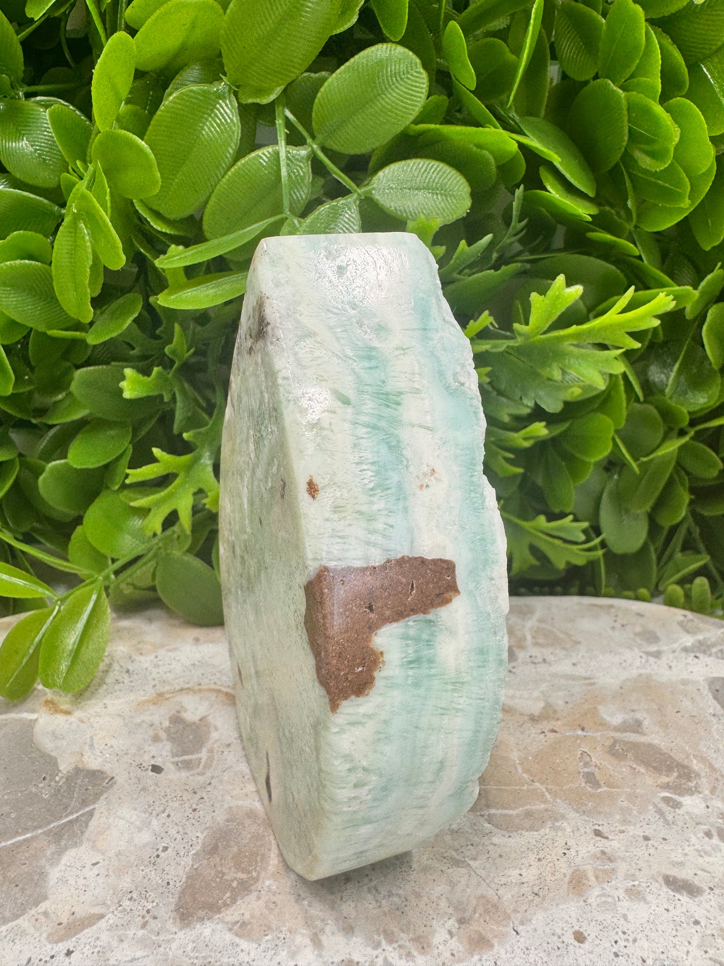 Hemimorphite Teardrop Freeform 414g