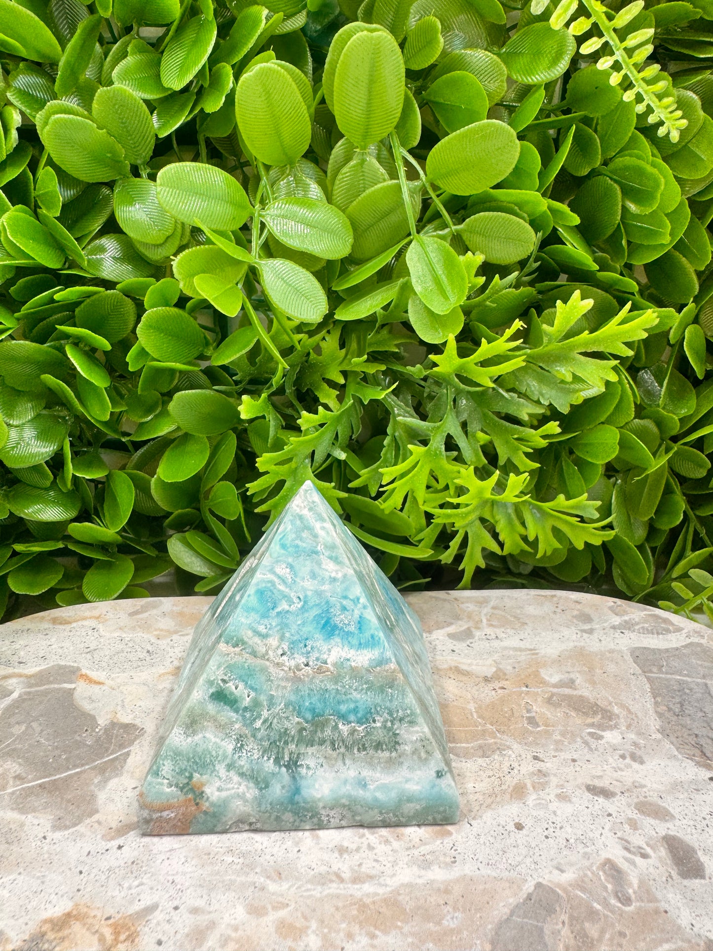 Aragonite & Smithsonite Pyramid 302g