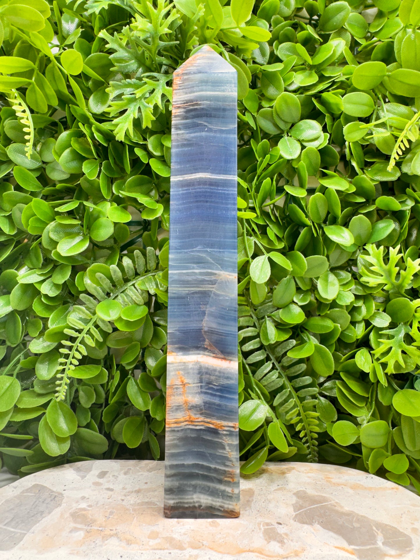 Blue Banded Onyx Tower 760g