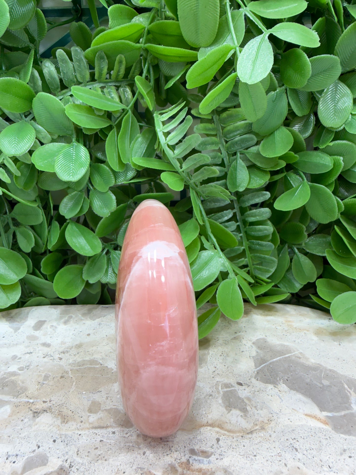 Rose Calcite Moon 254g