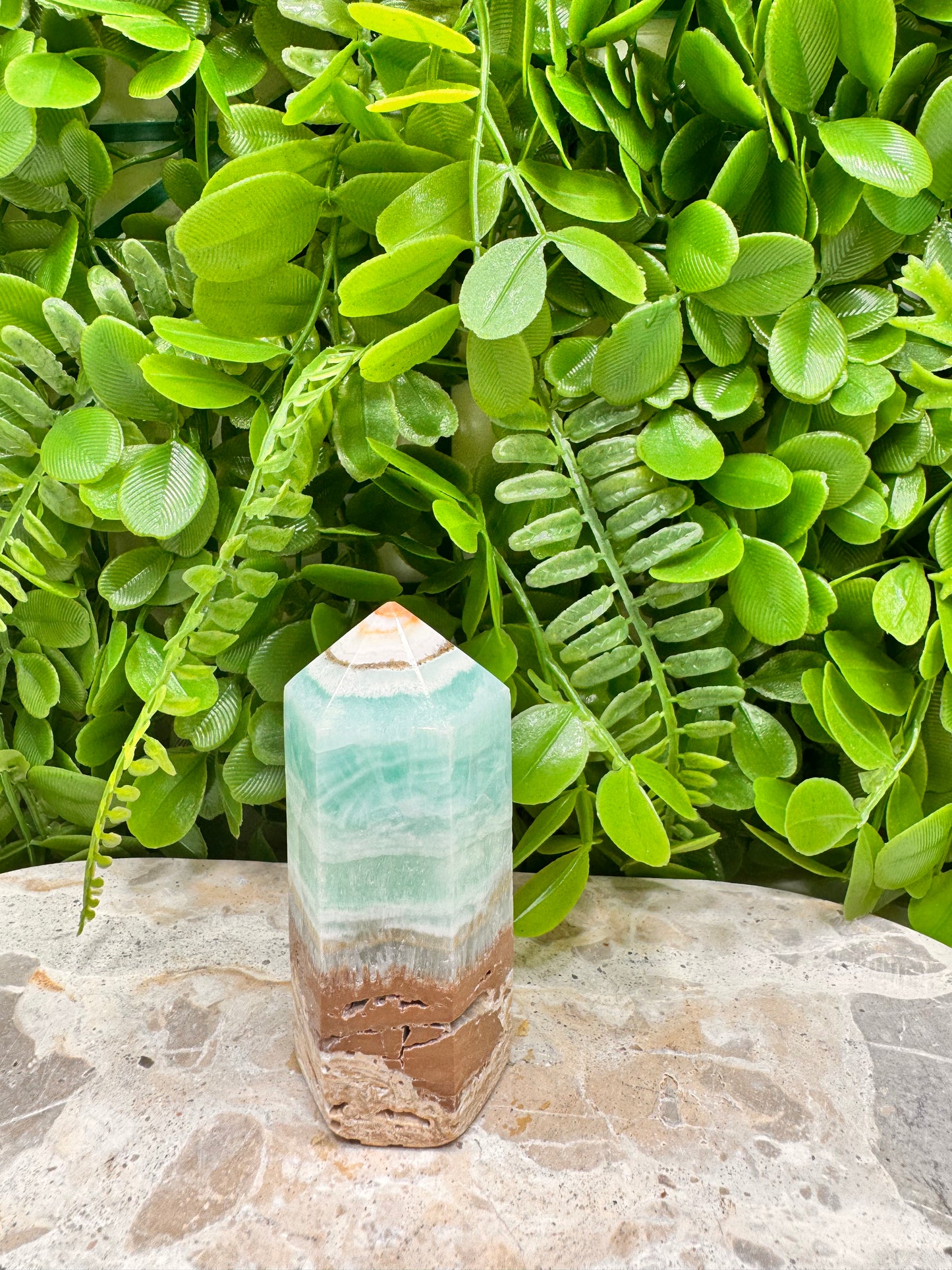 Caribbean Calcite Point 184g