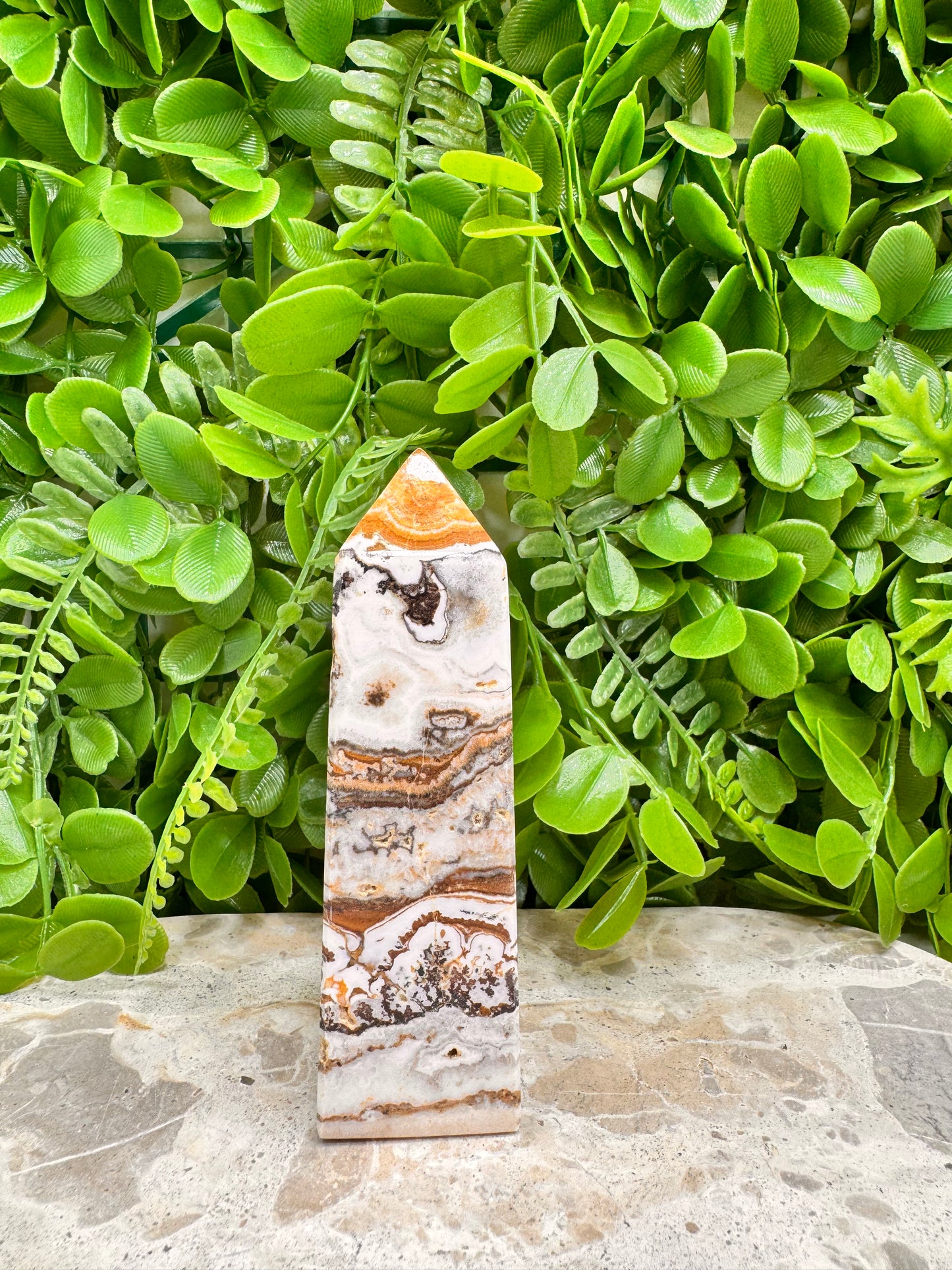 Dendritic Ocean Root Jasper Towers 309g