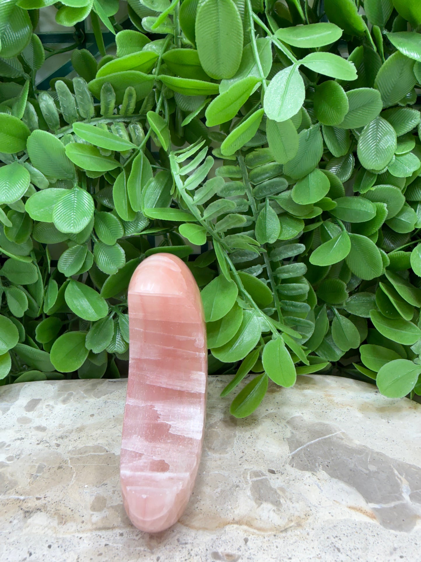 Rose Calcite Moon 254g