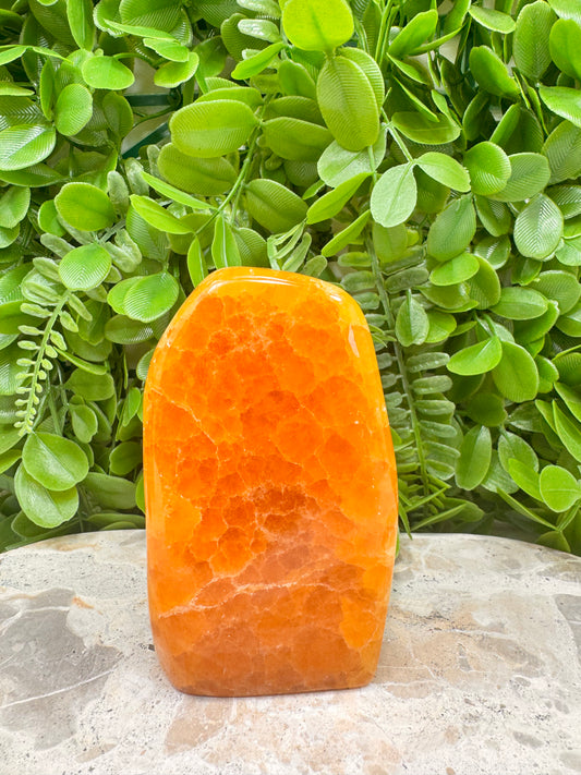 Crystalised Orange Calcite Freeform 500g