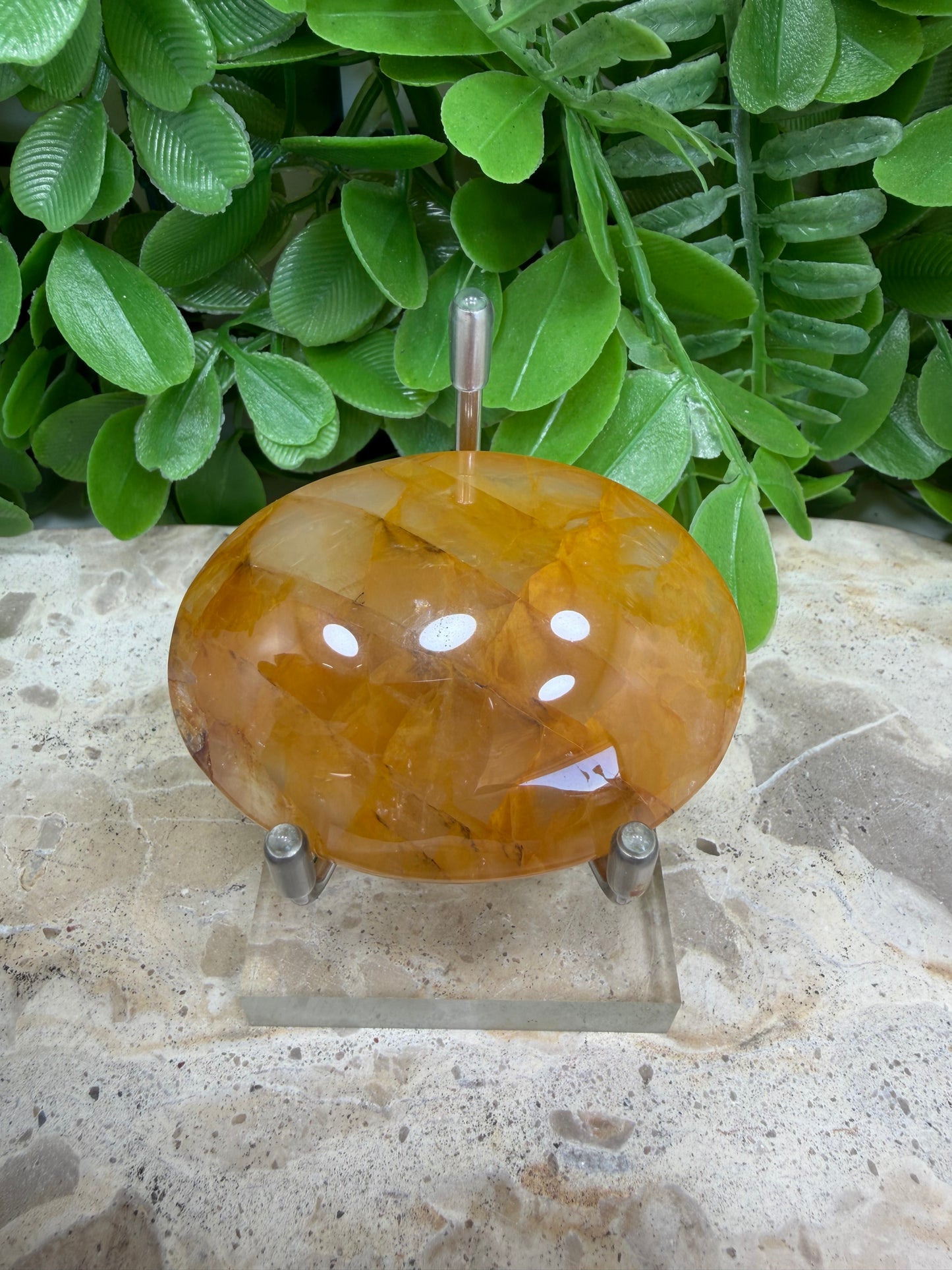 Golden Healer Palm Stone 80g