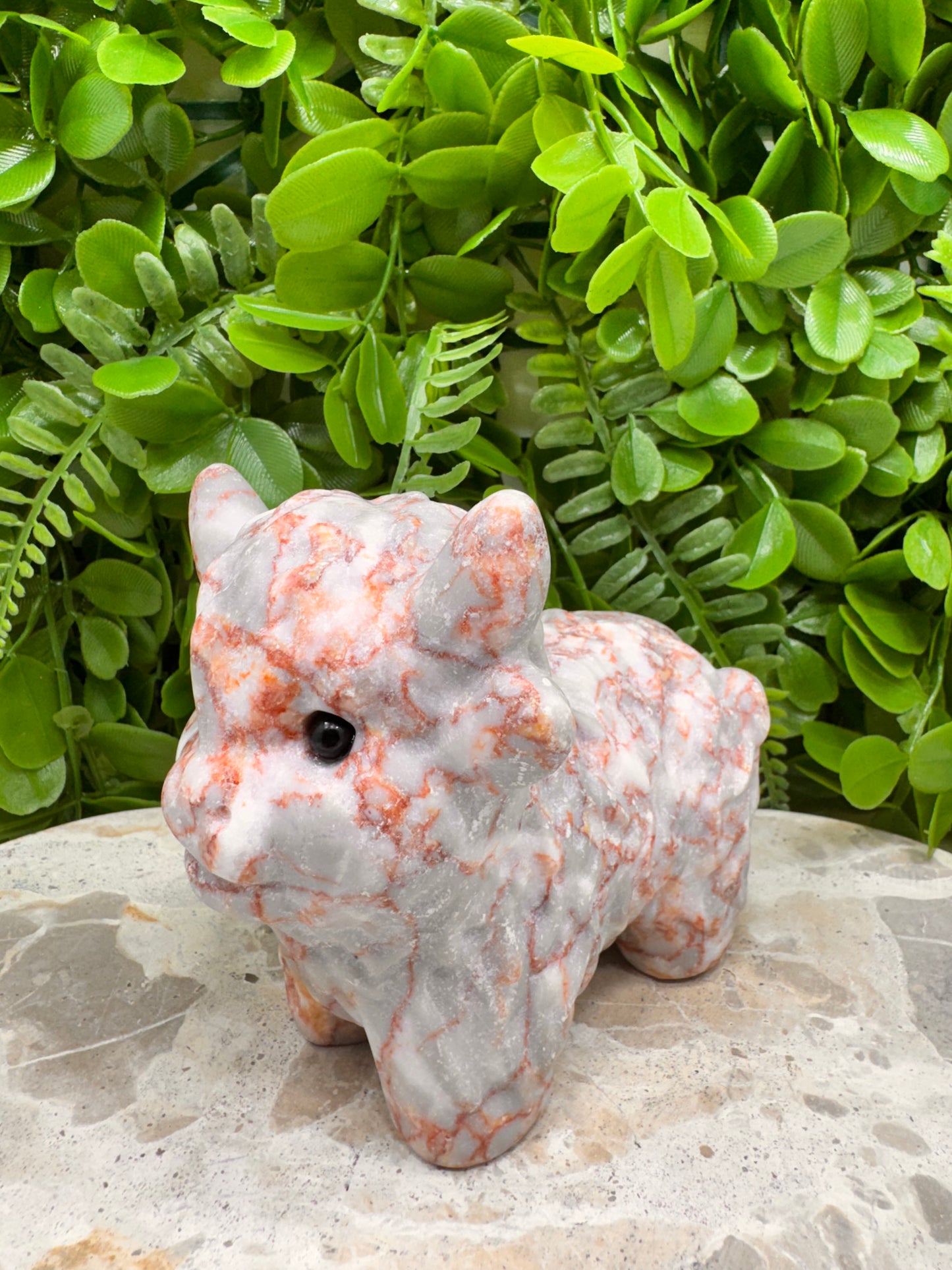 Red Vien Jasper Highland Cow 994g