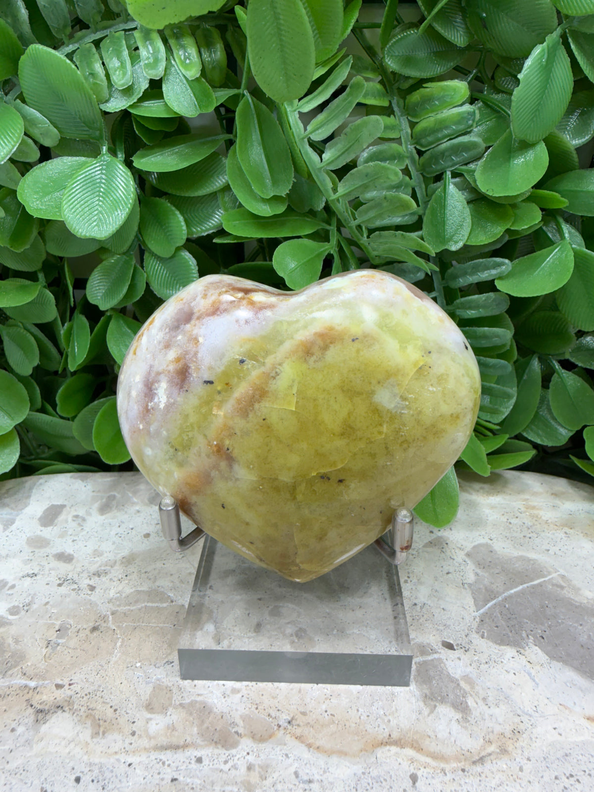 Green Opal Heart 186g