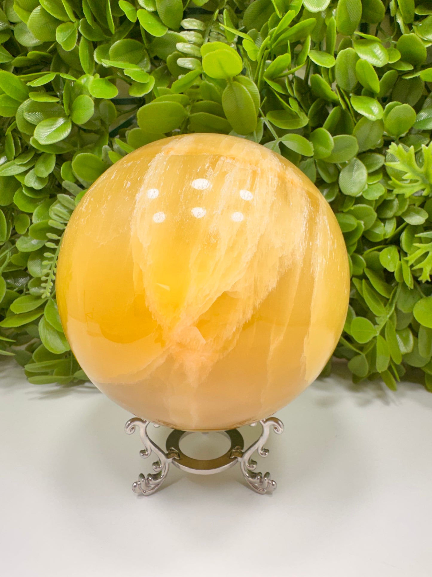 Lemon Calcite Sphere 3280g