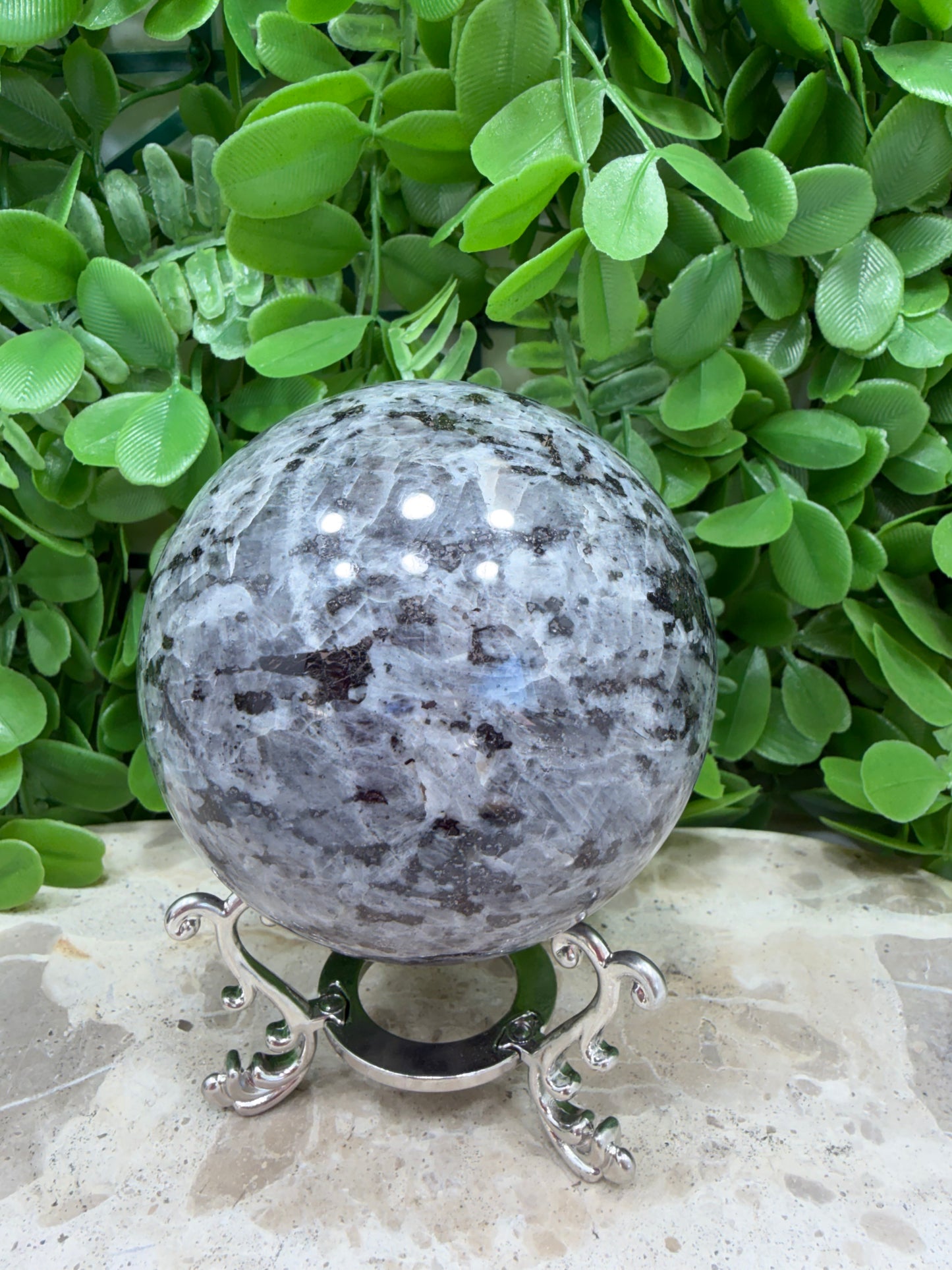 Larvikite Sphere 770g
